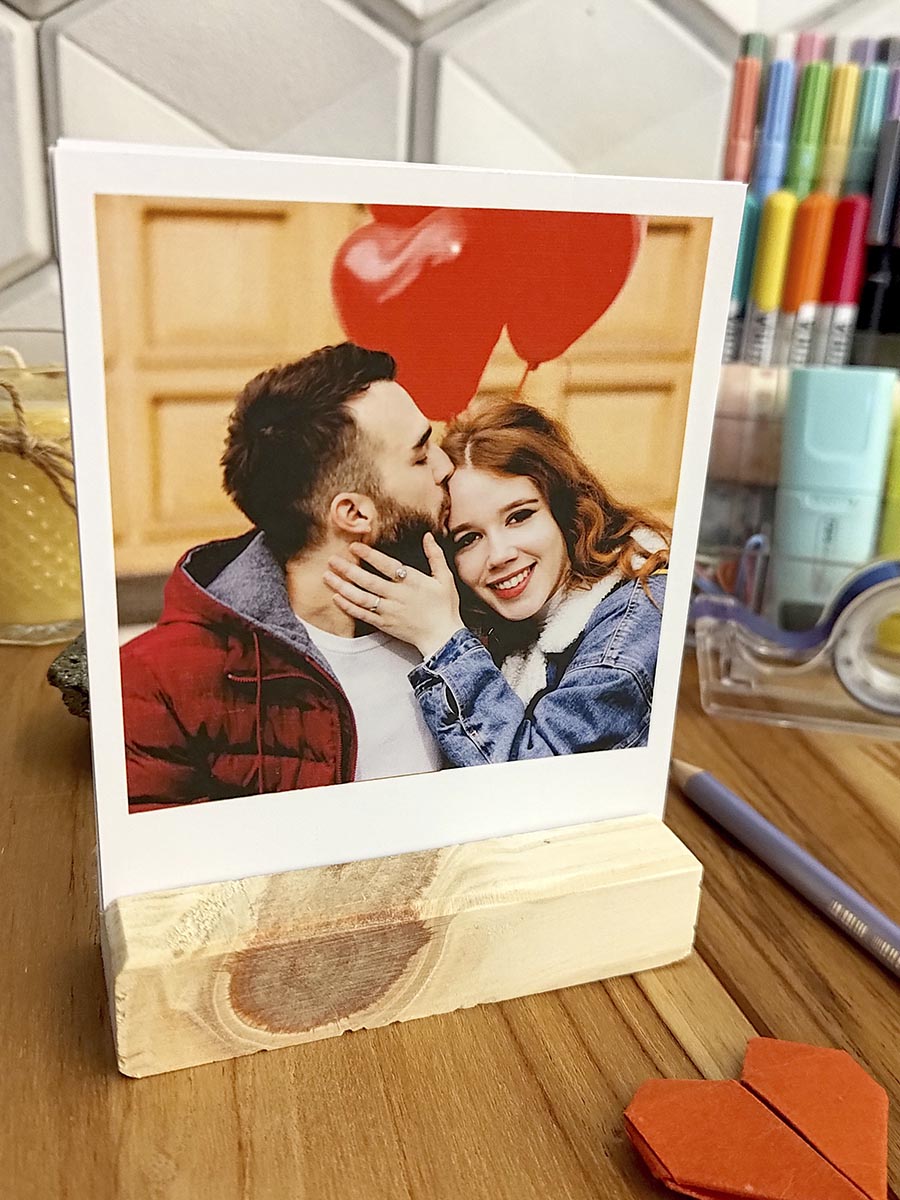 Instantes - Porta retrato em polaroid personalizado - Imagem 3