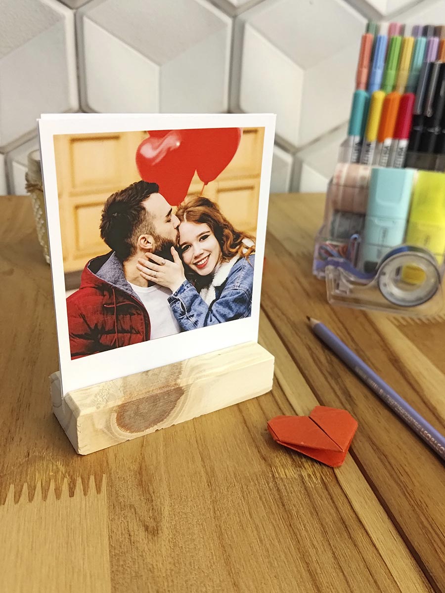 Instantes - Porta retrato em polaroid personalizado