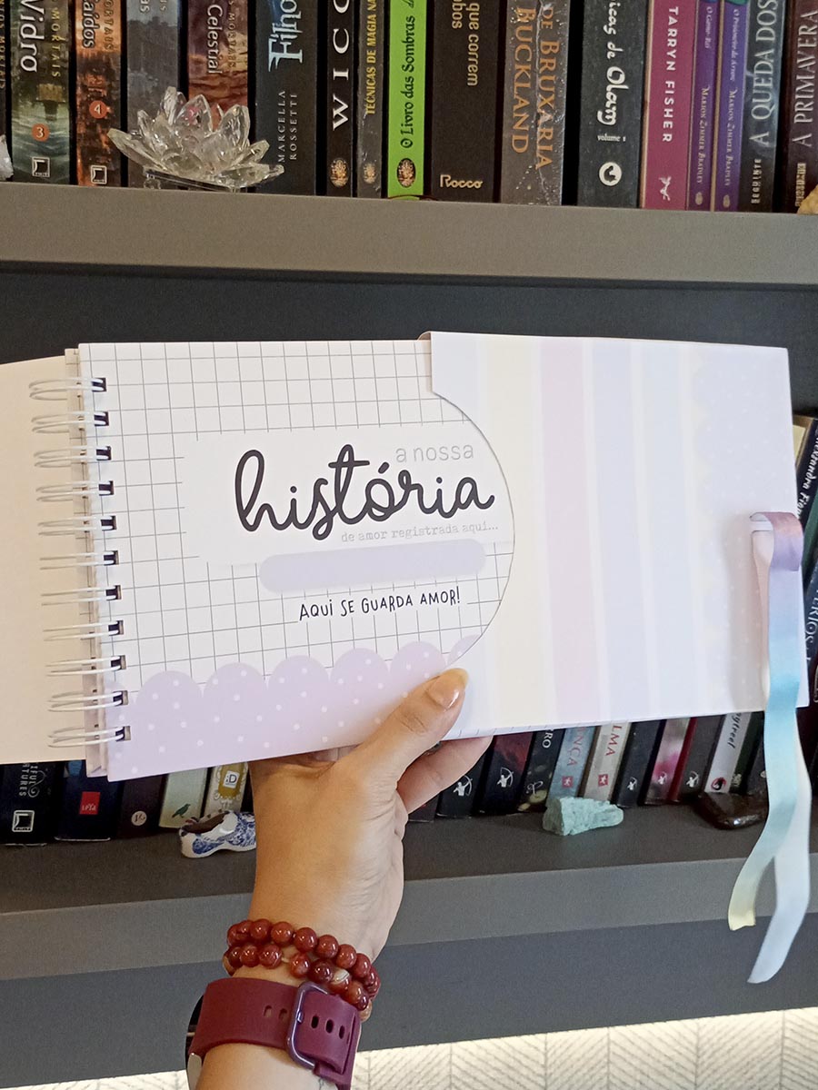 Pronta Entrega - Álbum de fotos nossa história