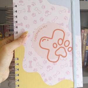 Pronta Entrega - planner caderneta pet