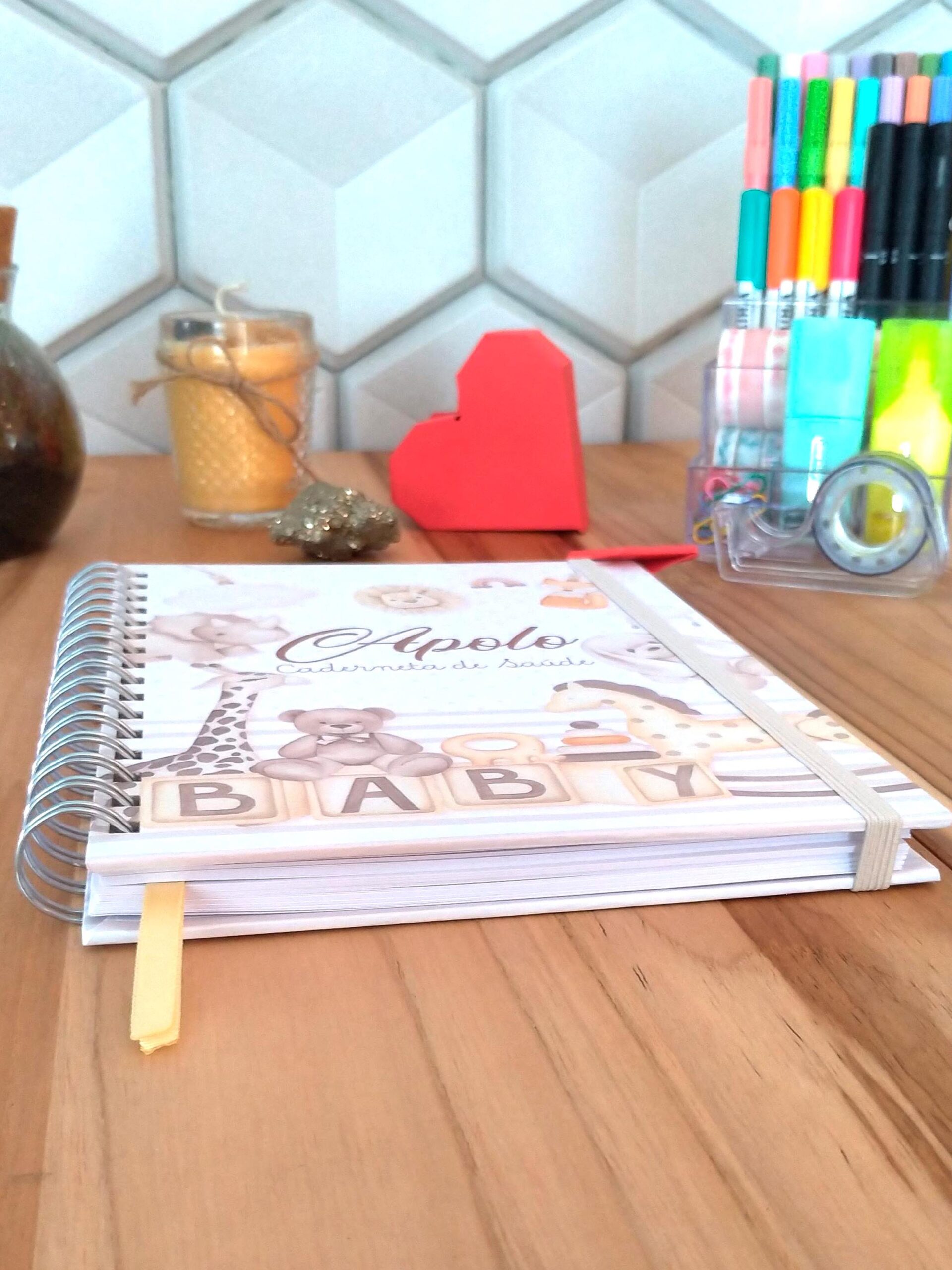 Caderneta de saúde do bebê - meu menino personalizado