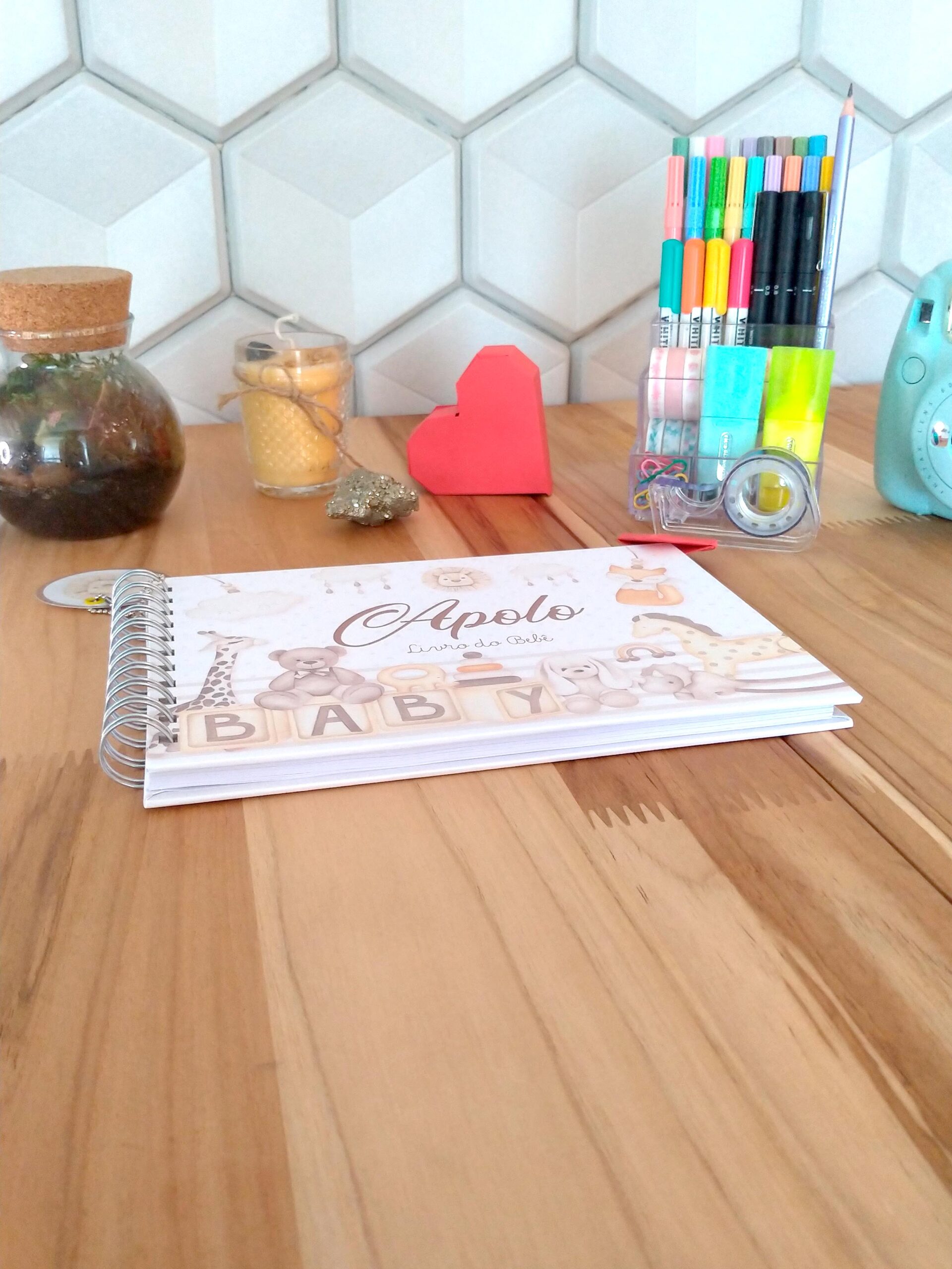 Livro do bebê menino personalizado