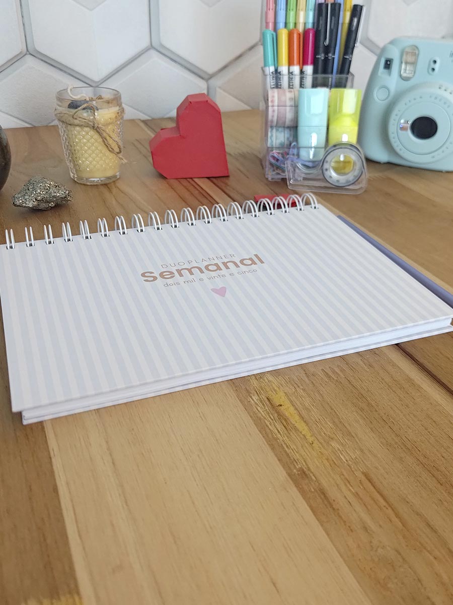 Duo planner - planejamento mensal e semanal personalizado - Imagem 3