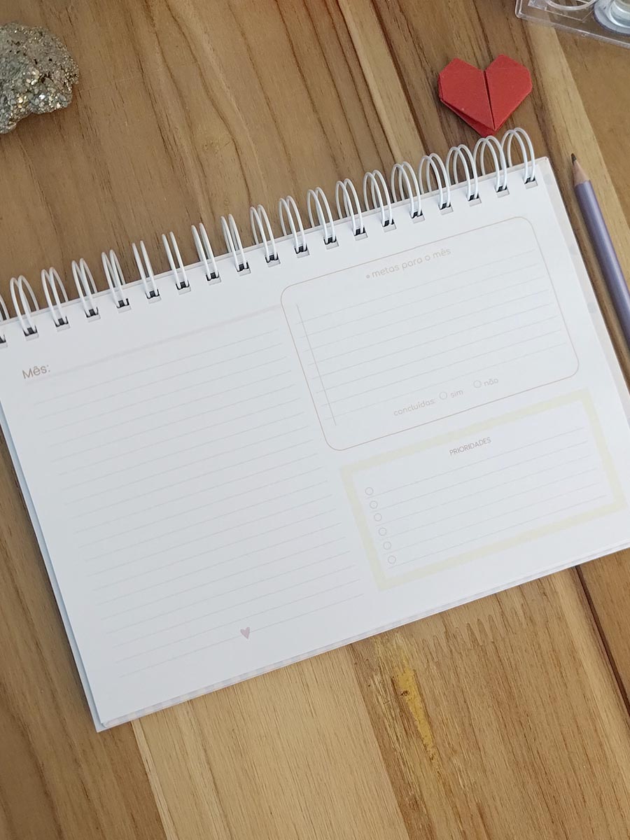 Duo planner - planejamento mensal e semanal personalizado - Imagem 9