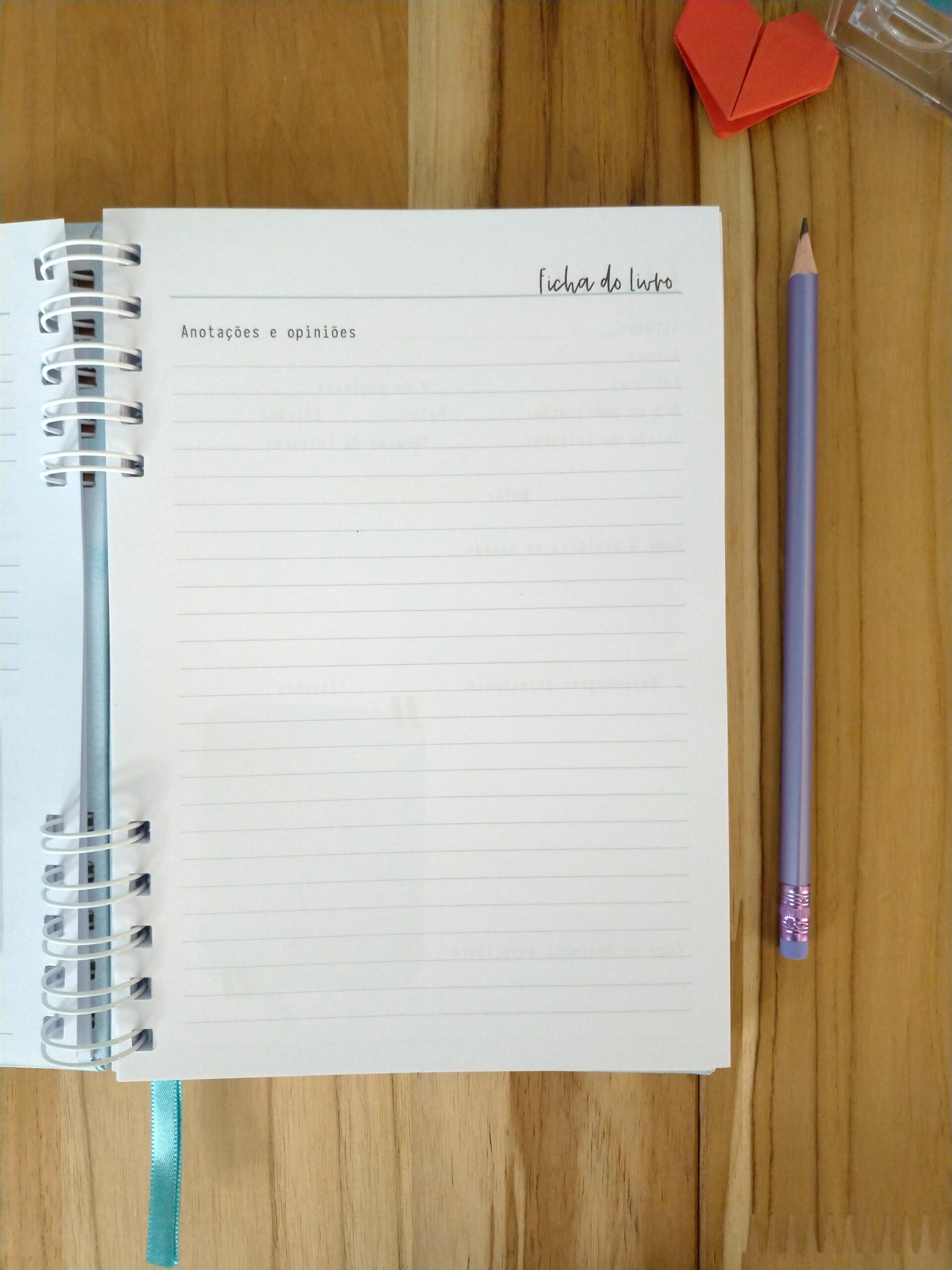 Caderno de leitura aquarela personalizado - Imagem 10