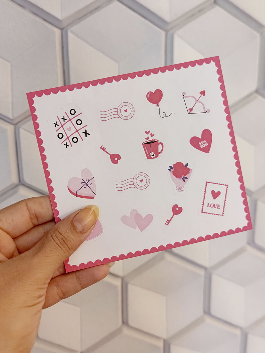 Kit Instantes - Álbum de fotos com caixa e adesivos - Imagem 5