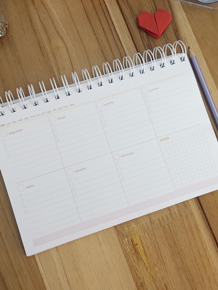 Duo planner - planejamento mensal e semanal personalizado - Imagem 14