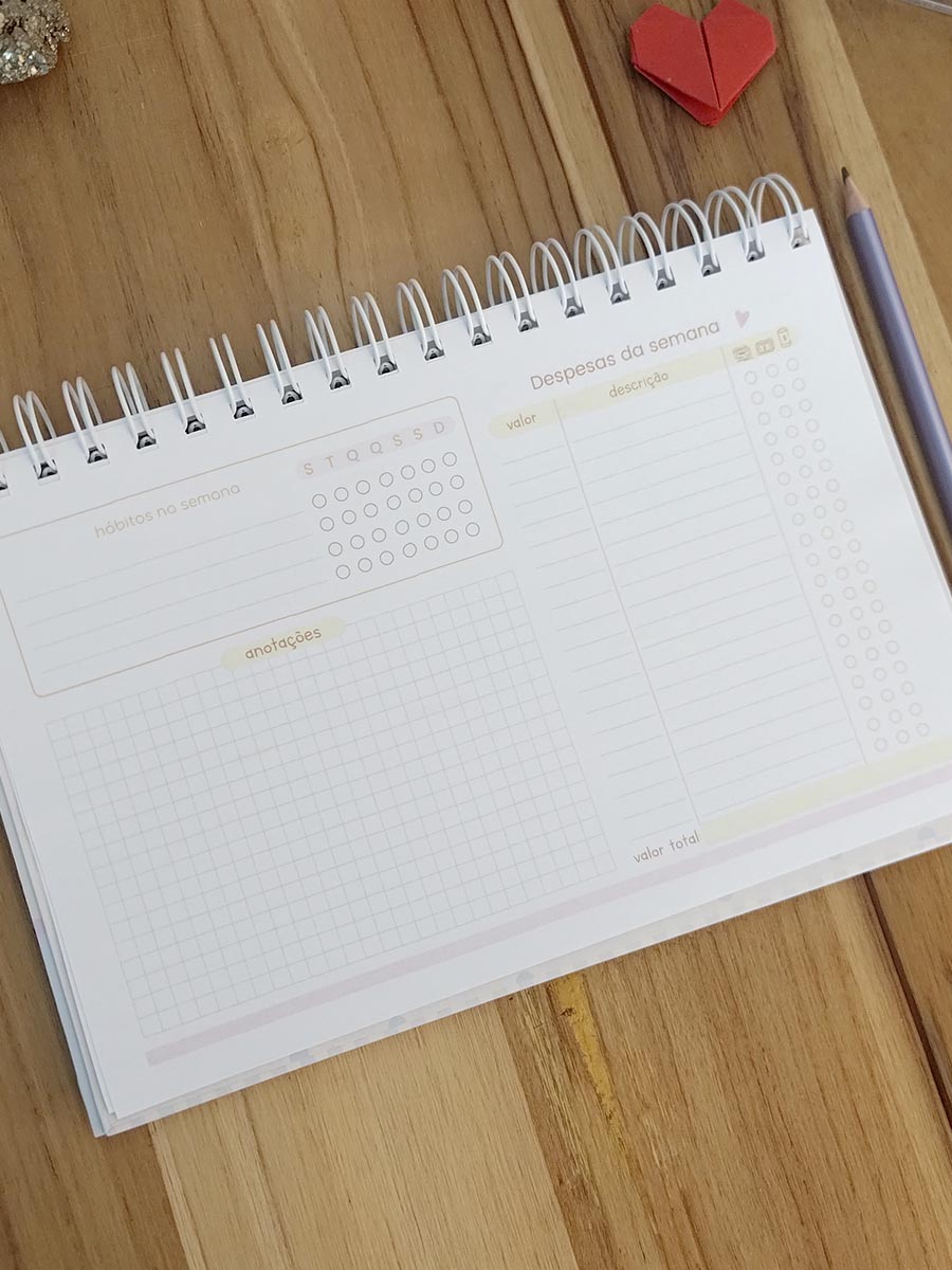 Duo planner - planejamento mensal e semanal personalizado - Imagem 16