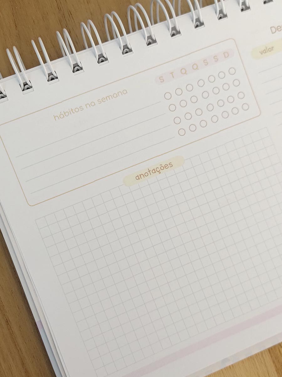 Duo planner - planejamento mensal e semanal personalizado - Imagem 17