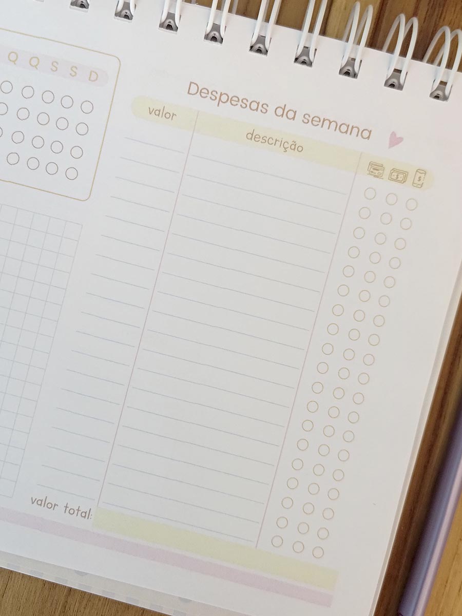 Duo planner - planejamento mensal e semanal personalizado - Imagem 18
