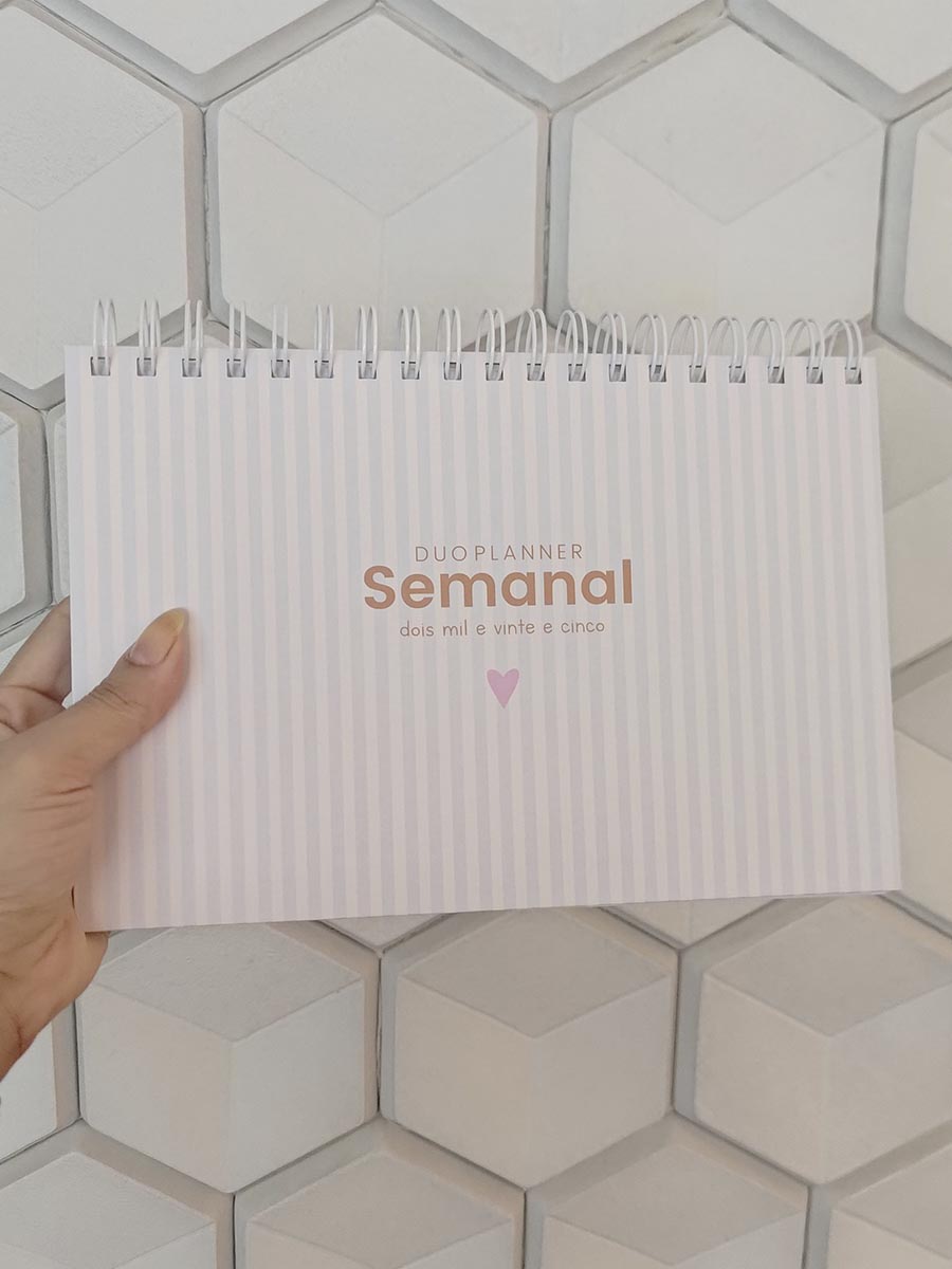 Duo planner - planejamento mensal e semanal personalizado - Imagem 12