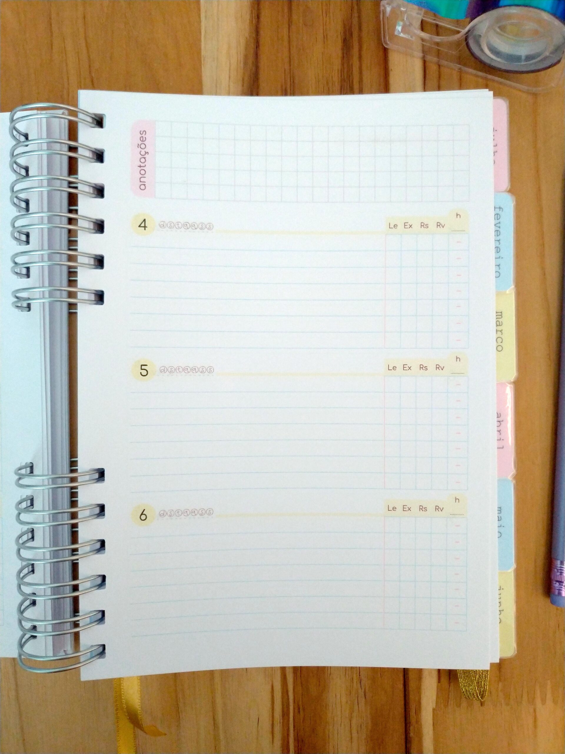 Pronta Entrega - Planner de estudos permanente - Imagem 17