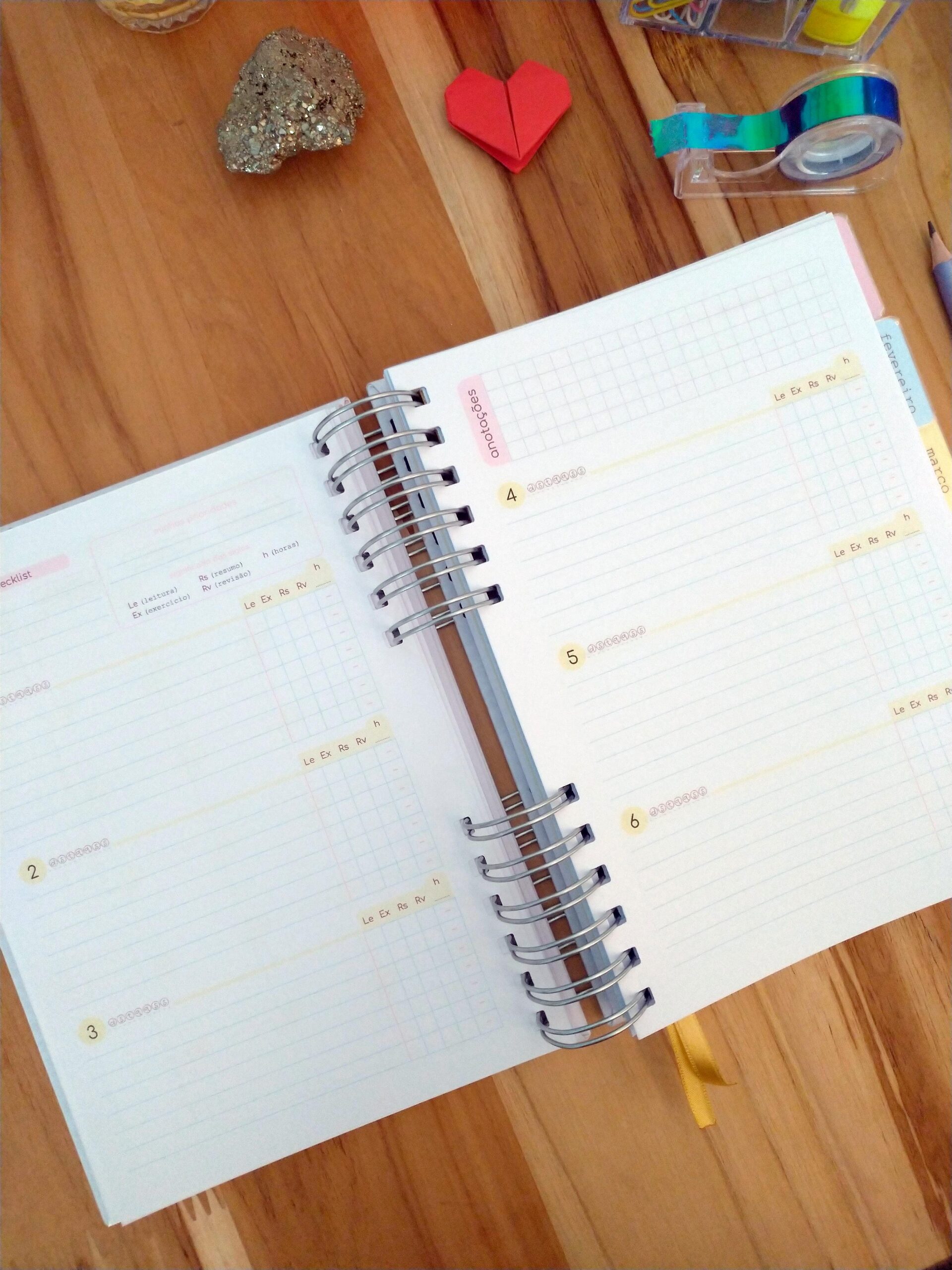 Pronta Entrega - Planner de estudos permanente - Imagem 18