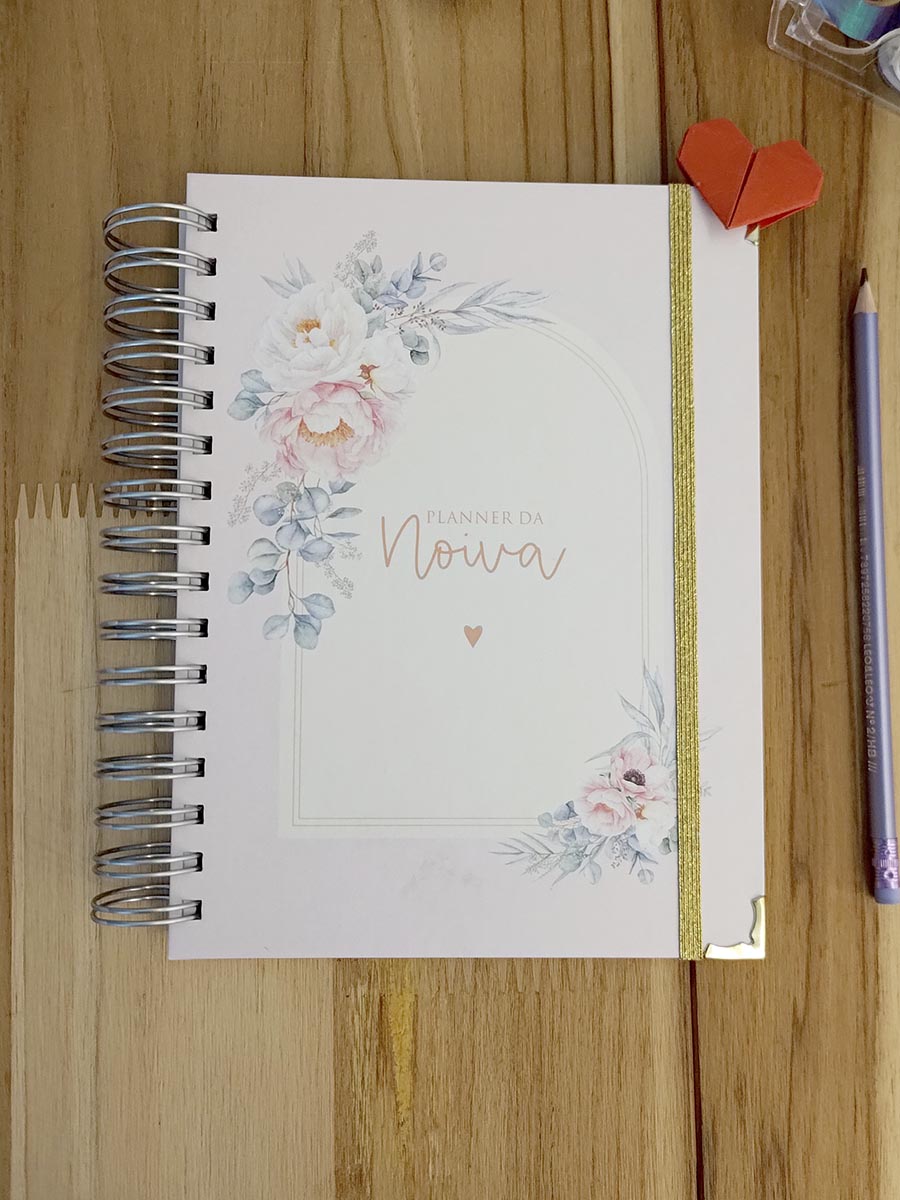 Coleção Amor que Floresce - Planner da noiva personalizado - Imagem 2