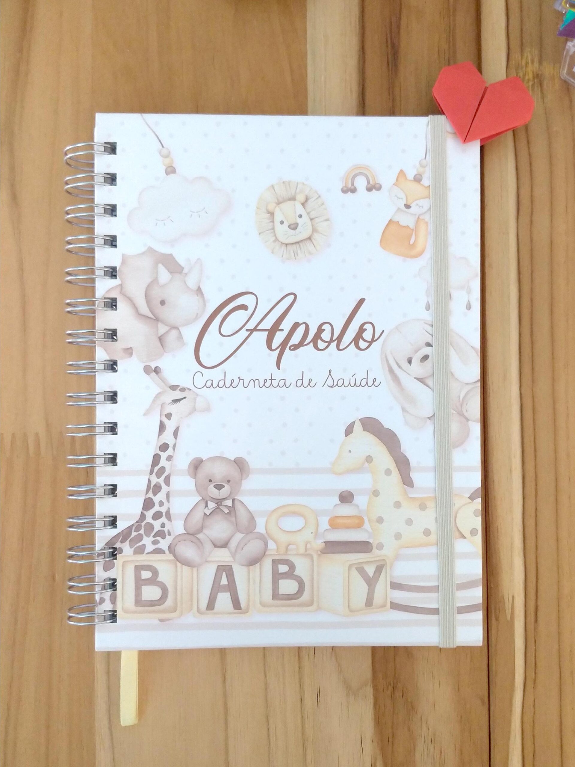 Caderneta de saúde do bebê - meu menino personalizado - Imagem 4