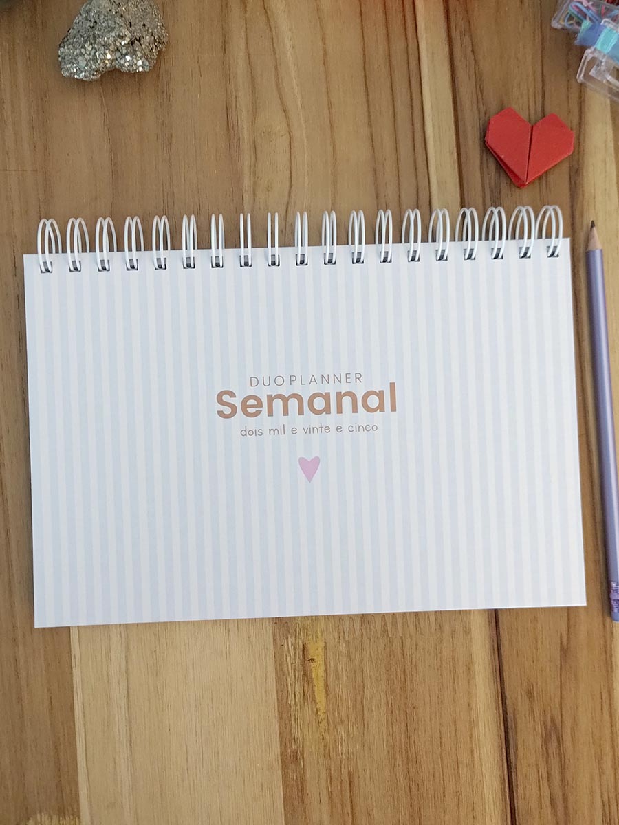 Duo planner - planejamento mensal e semanal personalizado - Imagem 4