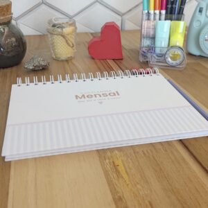 Duo planner - planejamento mensal e semanal personalizado