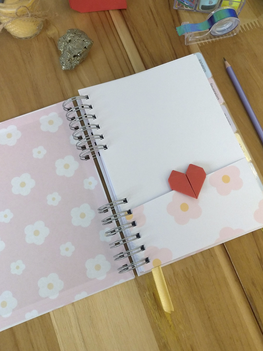 Planner pessoal permanente personalizado - fofura - Imagem 5