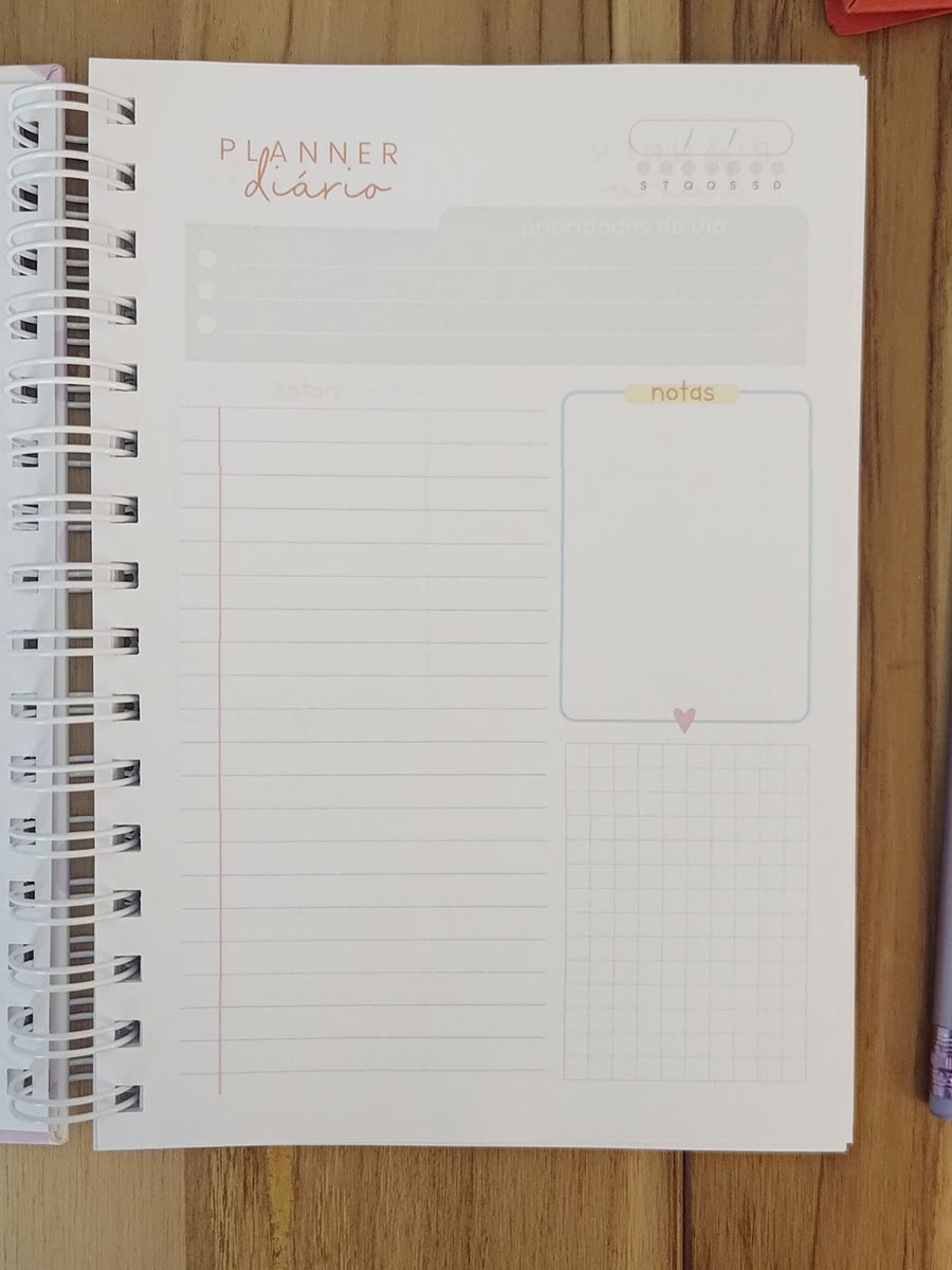 Planner diário personalizado - Imagem 5
