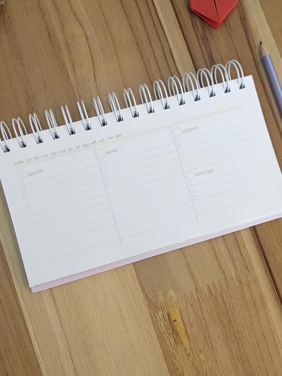 Desk planner permanente personalizado - Imagem 5
