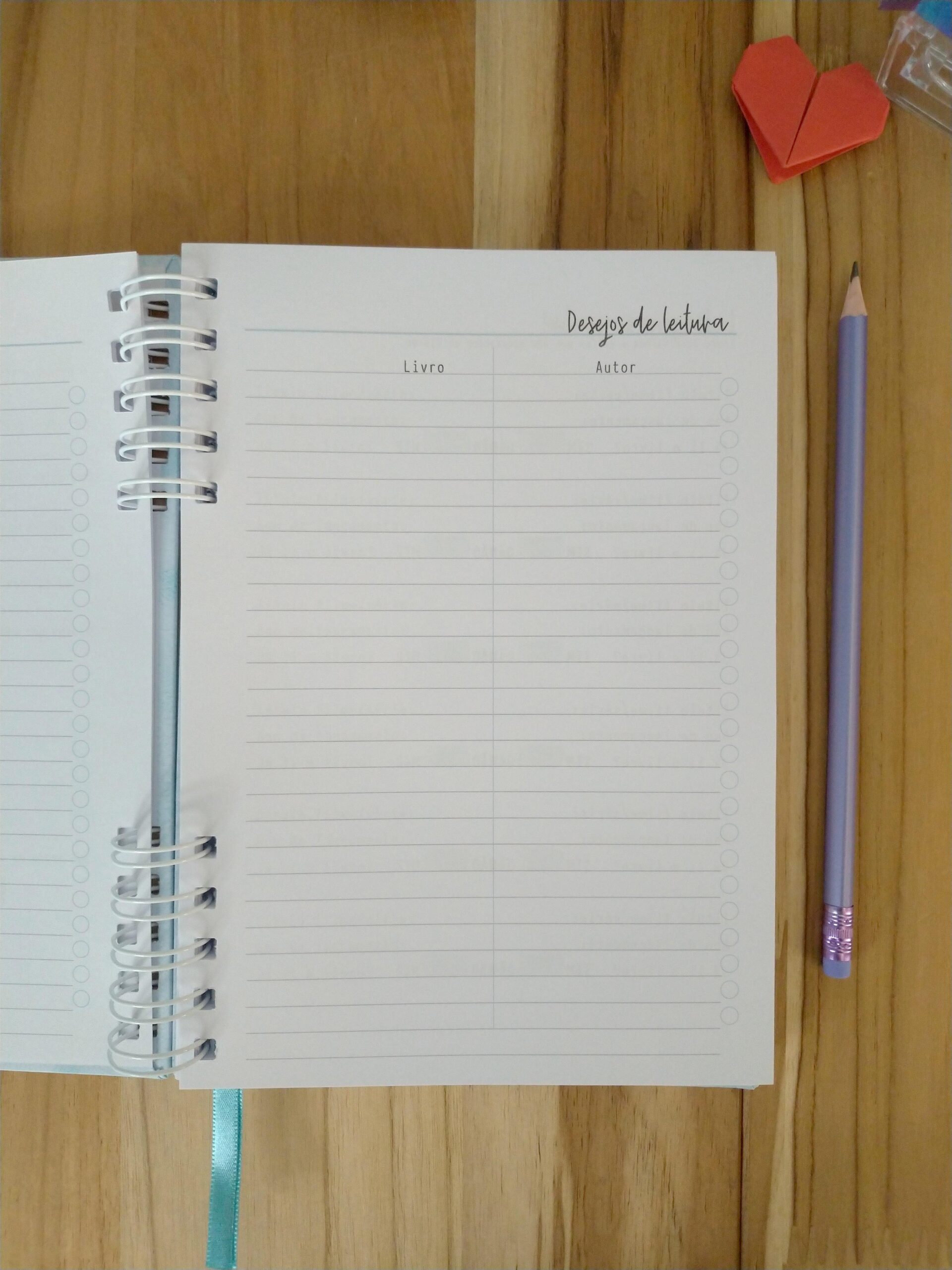 Caderno de leitura aquarela personalizado - Imagem 6