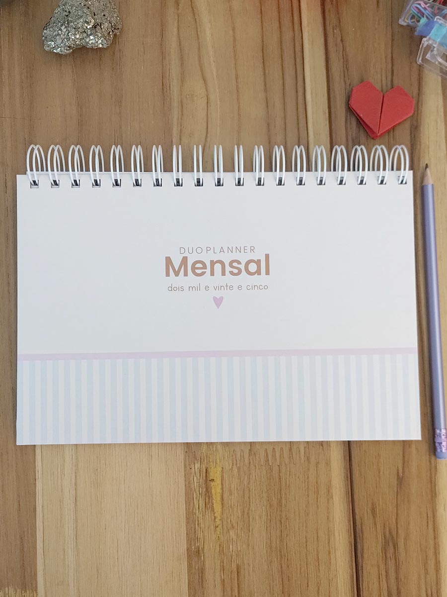 Duo planner - planejamento mensal e semanal personalizado - Imagem 2