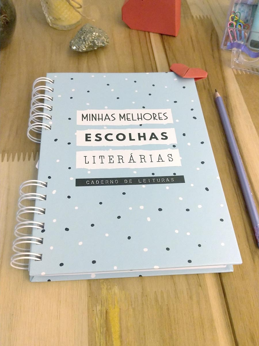 Caderno de leitura - minhas escolhas literárias personalizado - Imagem 2