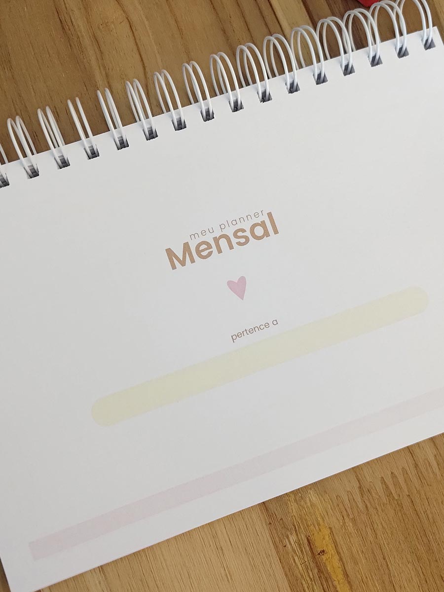 Duo planner - planejamento mensal e semanal personalizado - Imagem 6