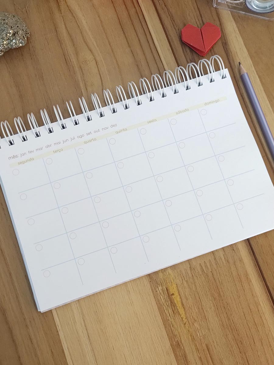 Duo planner - planejamento mensal e semanal personalizado - Imagem 7