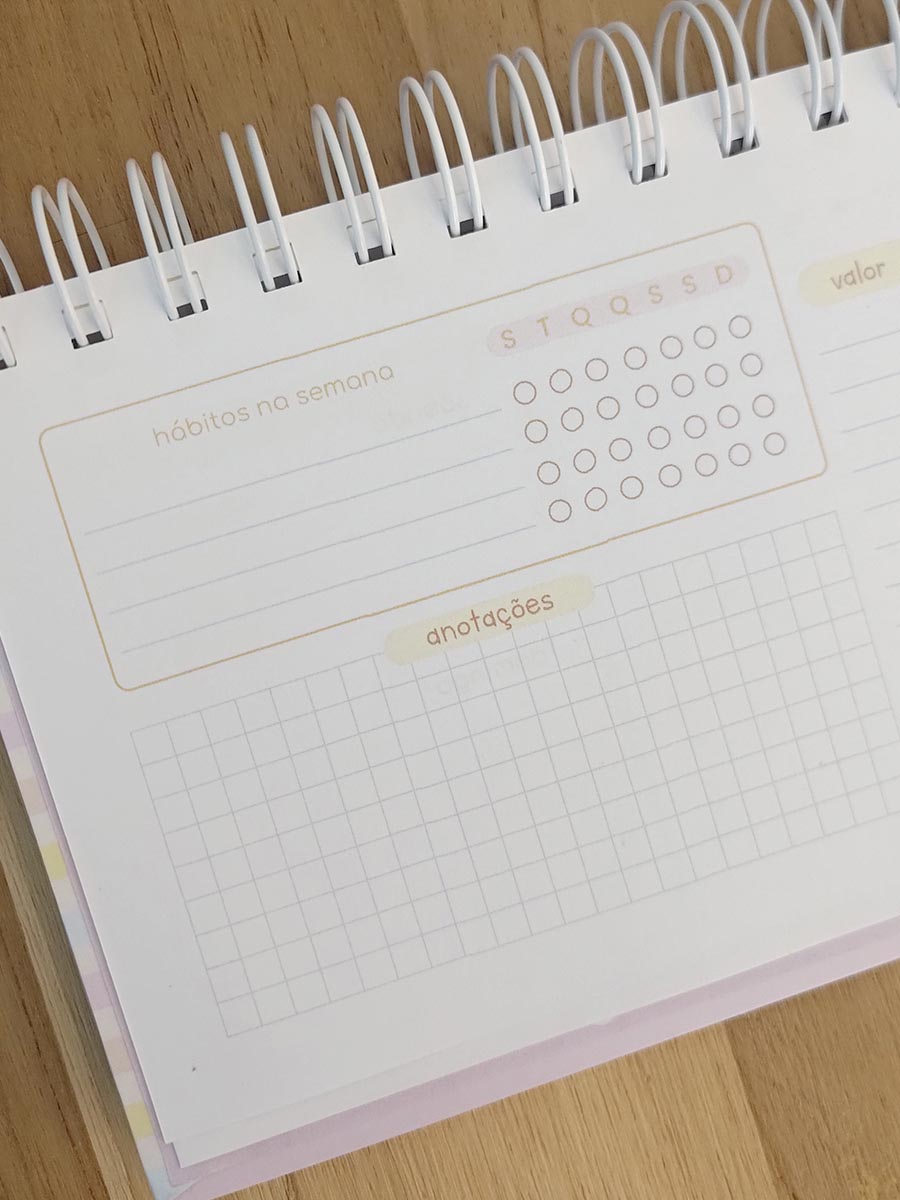 Desk planner permanente personalizado - Imagem 8