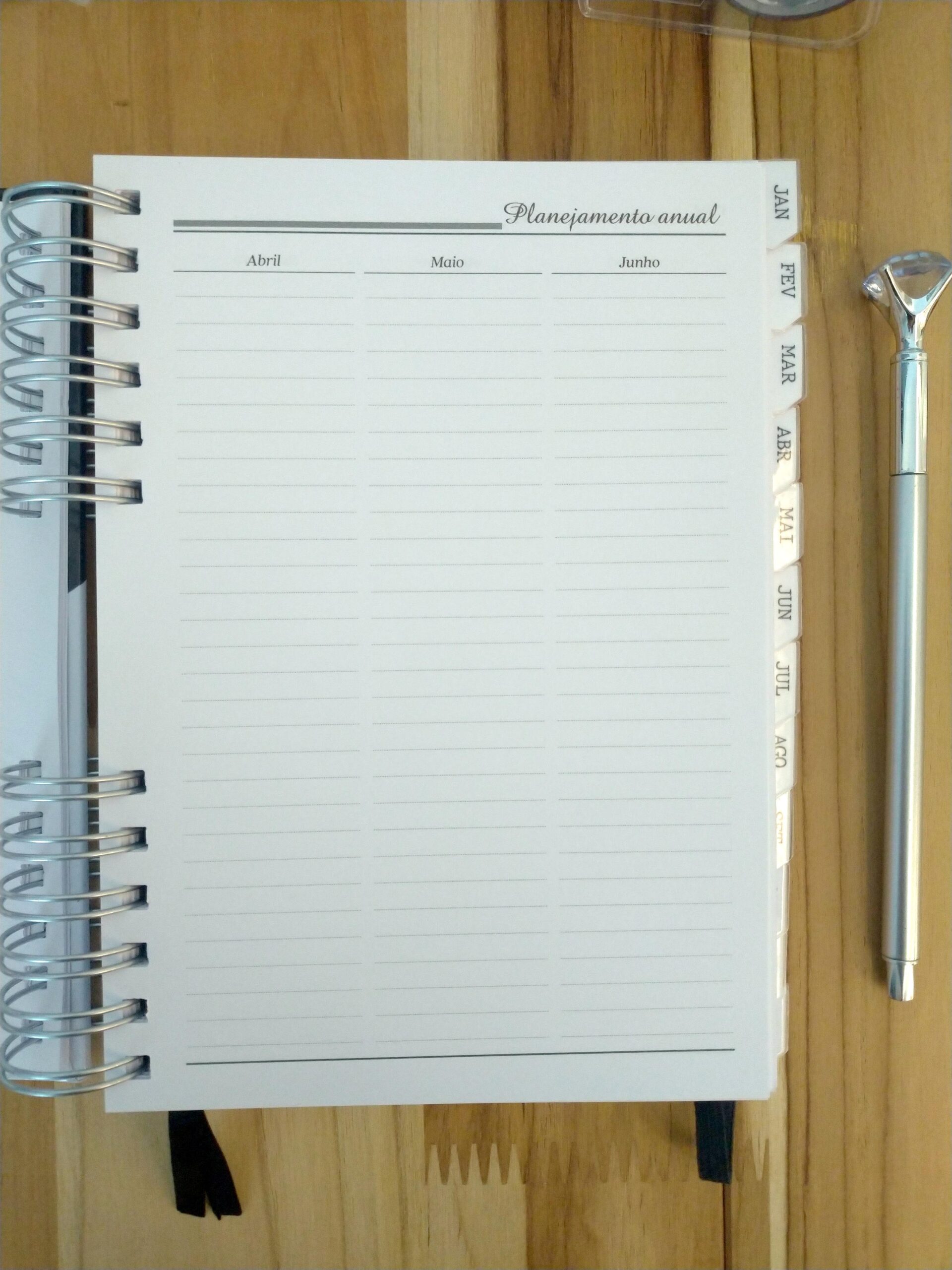 Planner neutro masculino não datado personalizado - Imagem 5