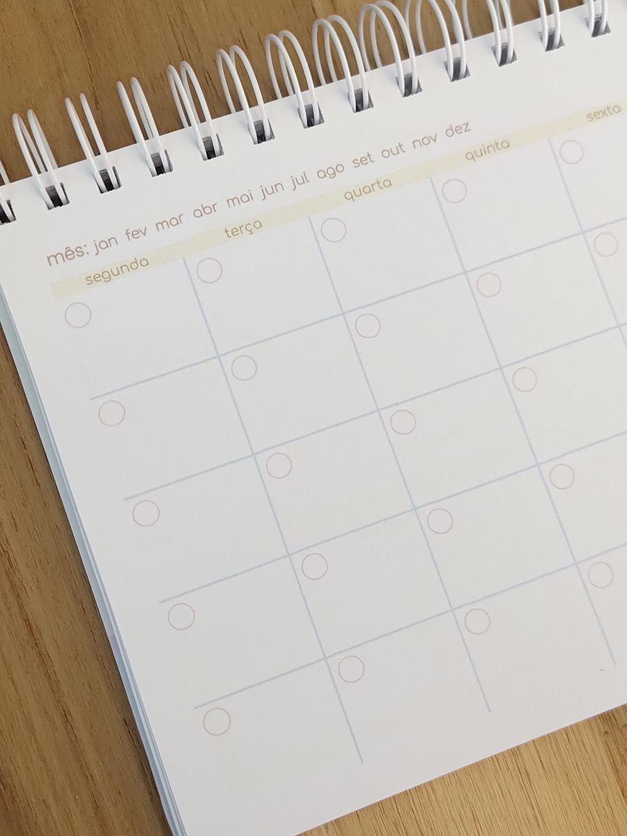 Duo planner - planejamento mensal e semanal personalizado - Imagem 8