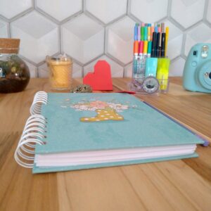 Caderno de anotações - linhas, quadriculado ou pontilhado personalizado