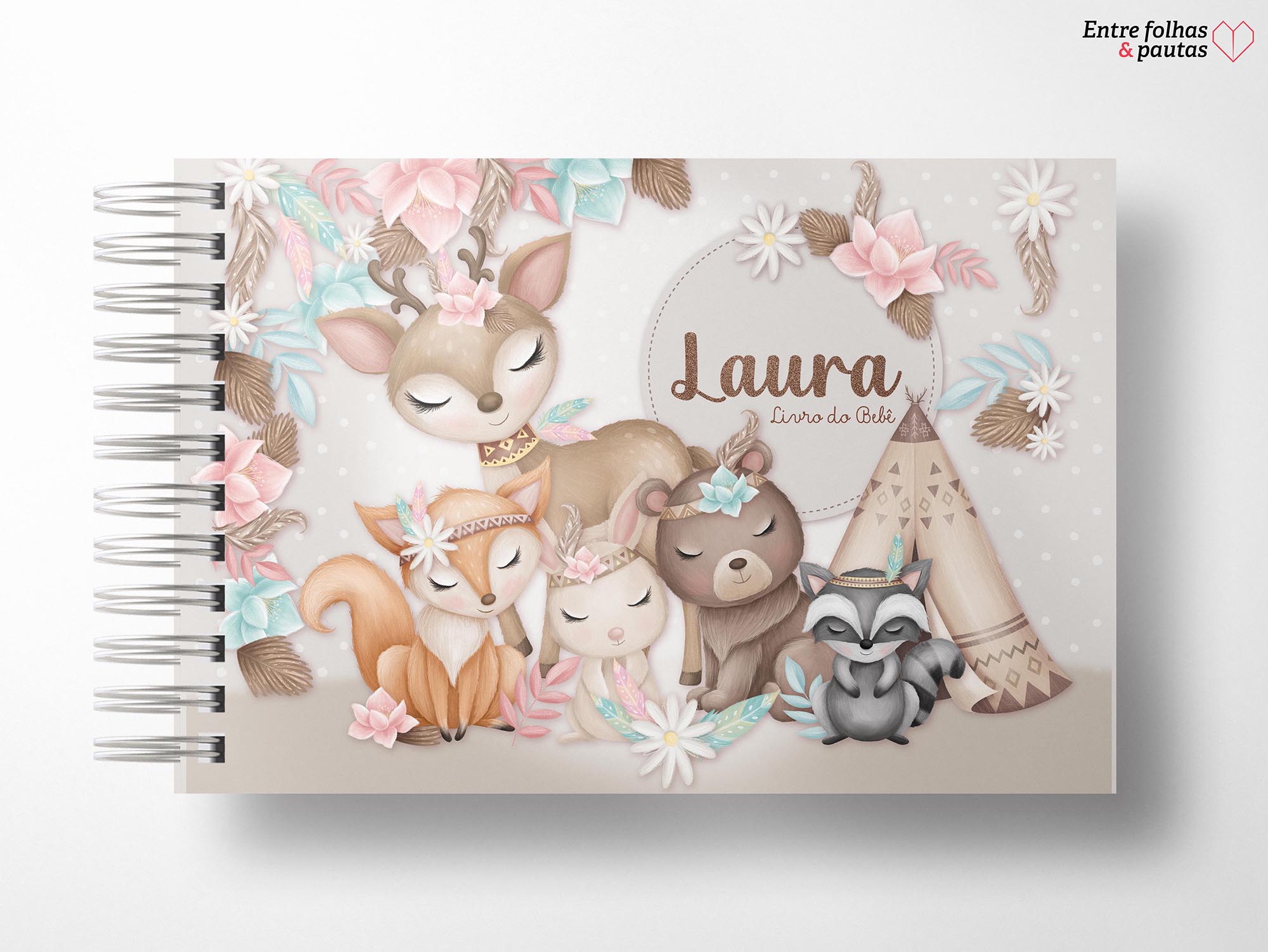 Livro do bebê menina personalizado - Imagem 33