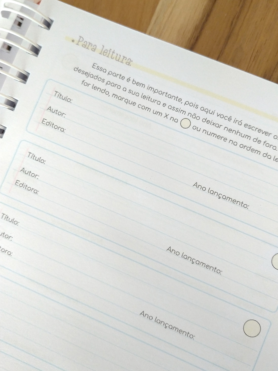 Caderno de leitura - minhas escolhas literárias personalizado - Imagem 10