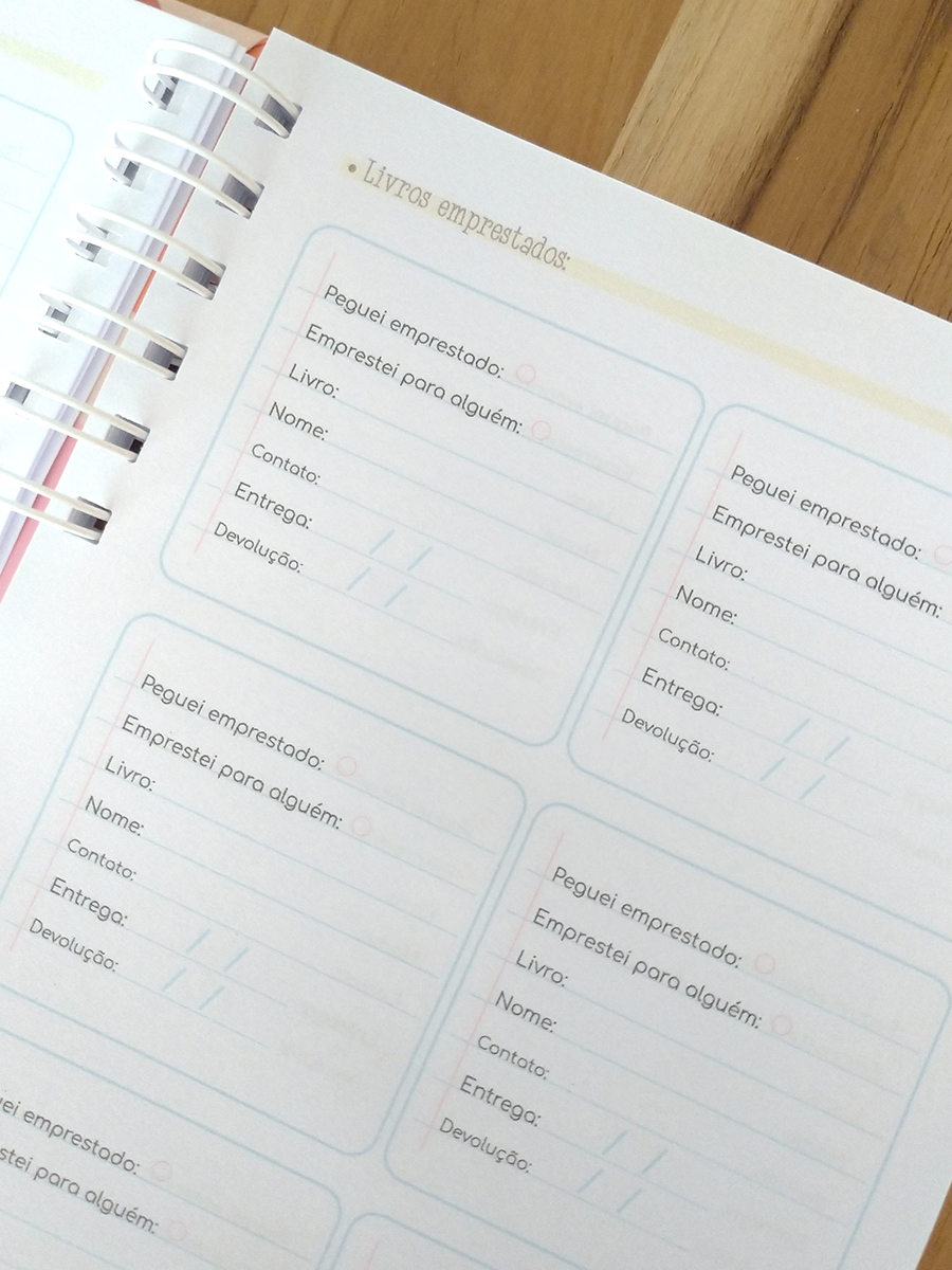 Caderno de leitura - minhas escolhas literárias personalizado - Imagem 6