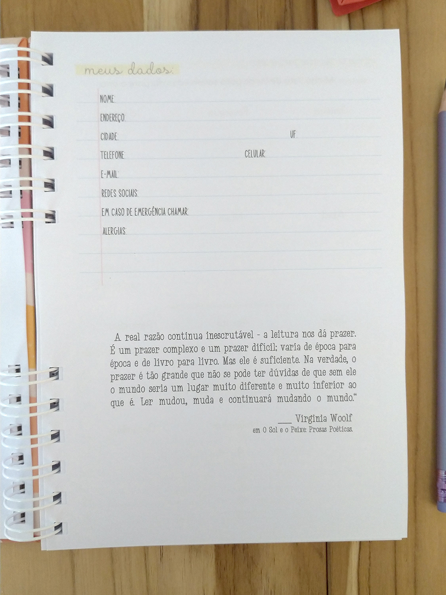 Caderno de leitura - minhas escolhas literárias personalizado - Imagem 19