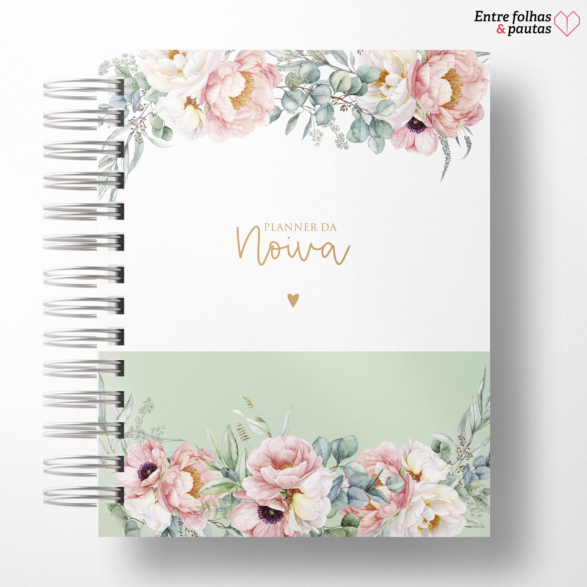 Coleção Amor que Floresce - Planner da noiva personalizado - Imagem 27