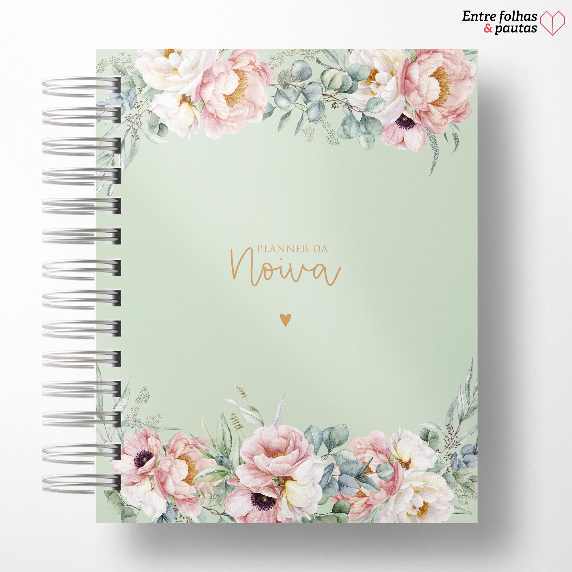 Coleção Amor que Floresce - Planner da noiva personalizado - Imagem 23
