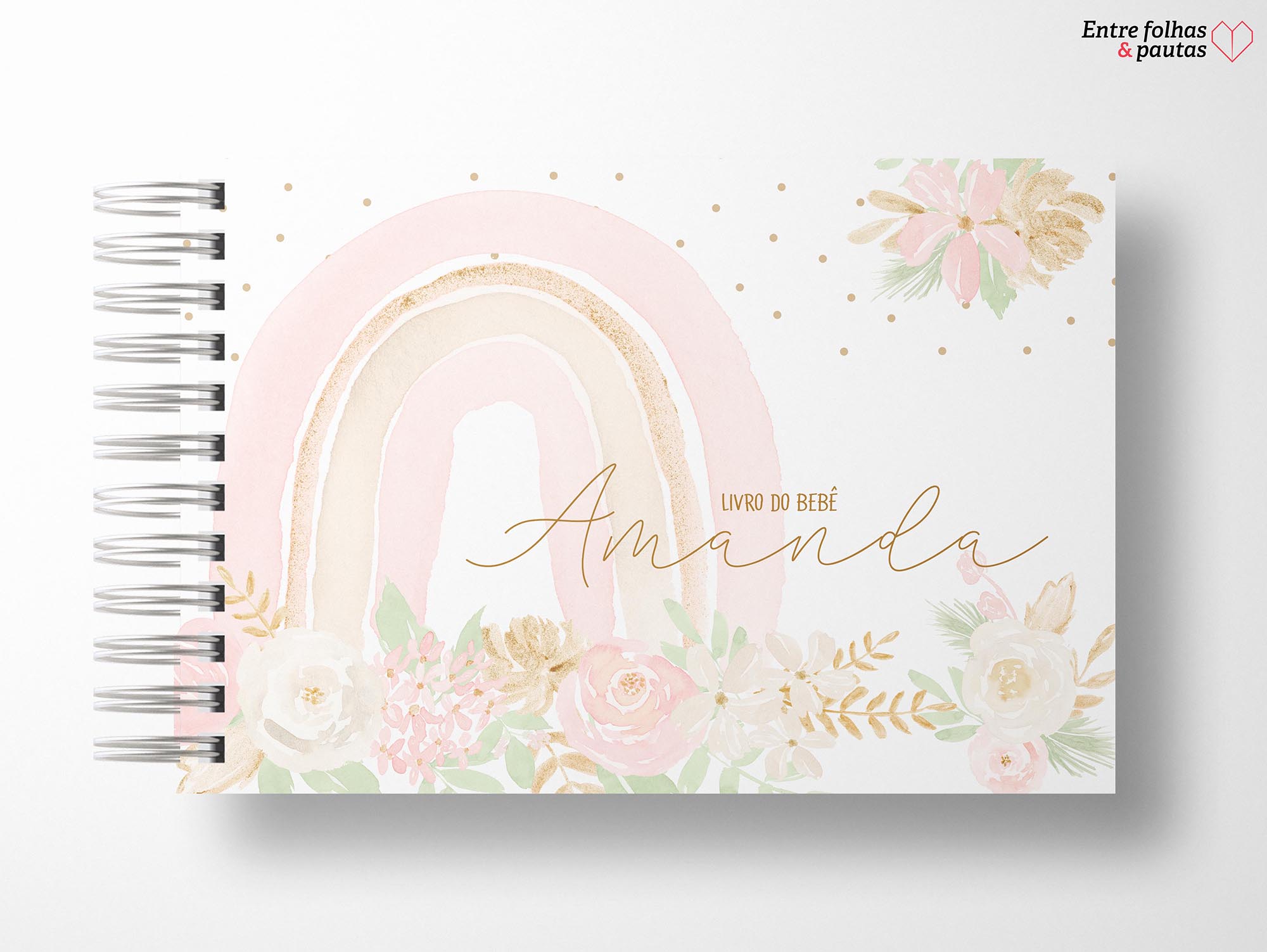 Livro do bebê menina personalizado - Imagem 23