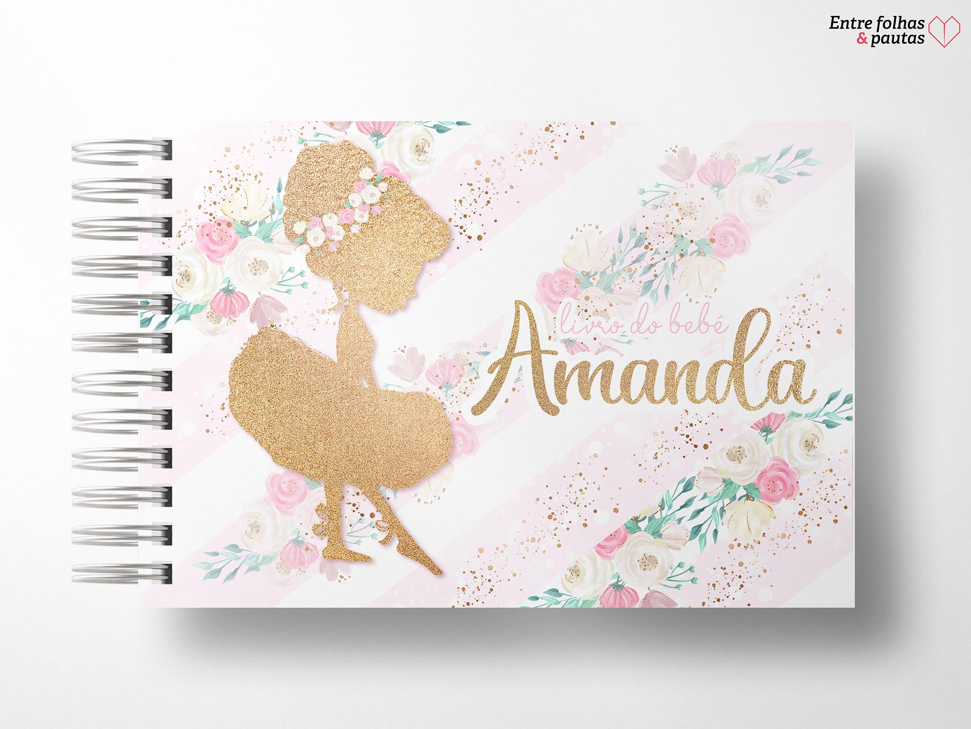 Livro do bebê menina personalizado - Imagem 24