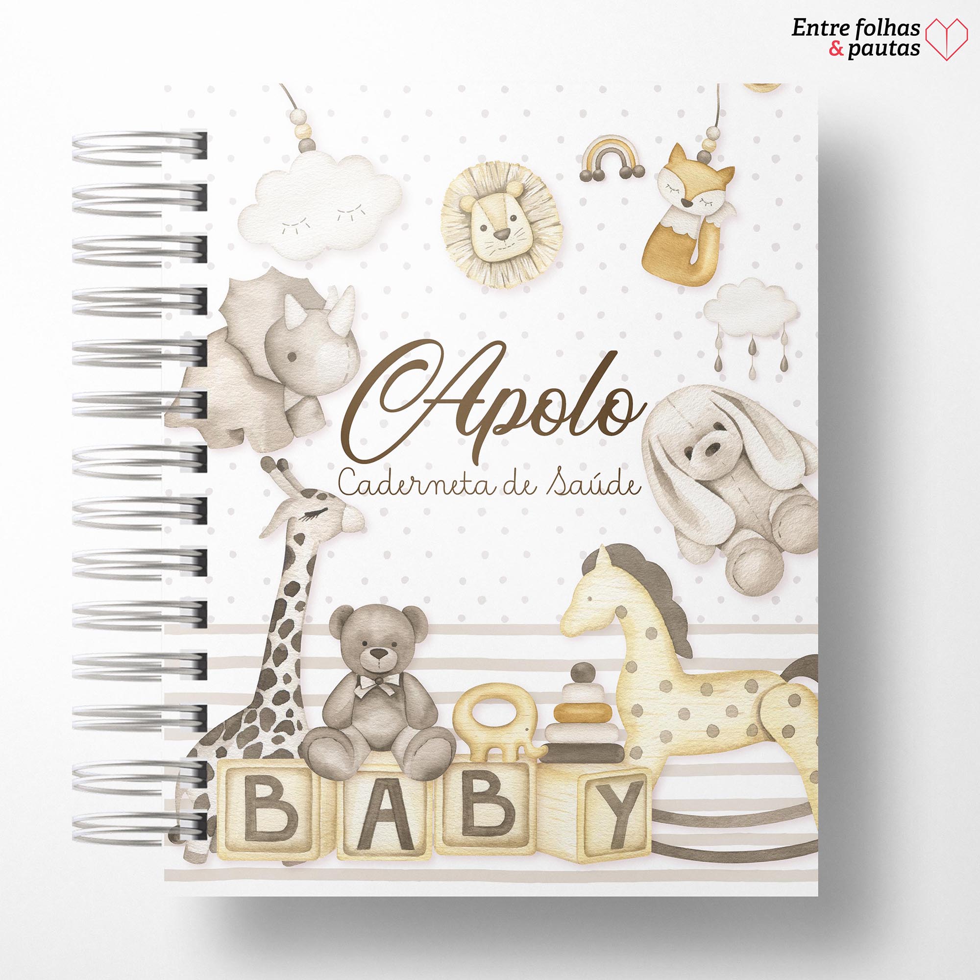 Caderneta de saúde do bebê - meu menino personalizado - Imagem 16