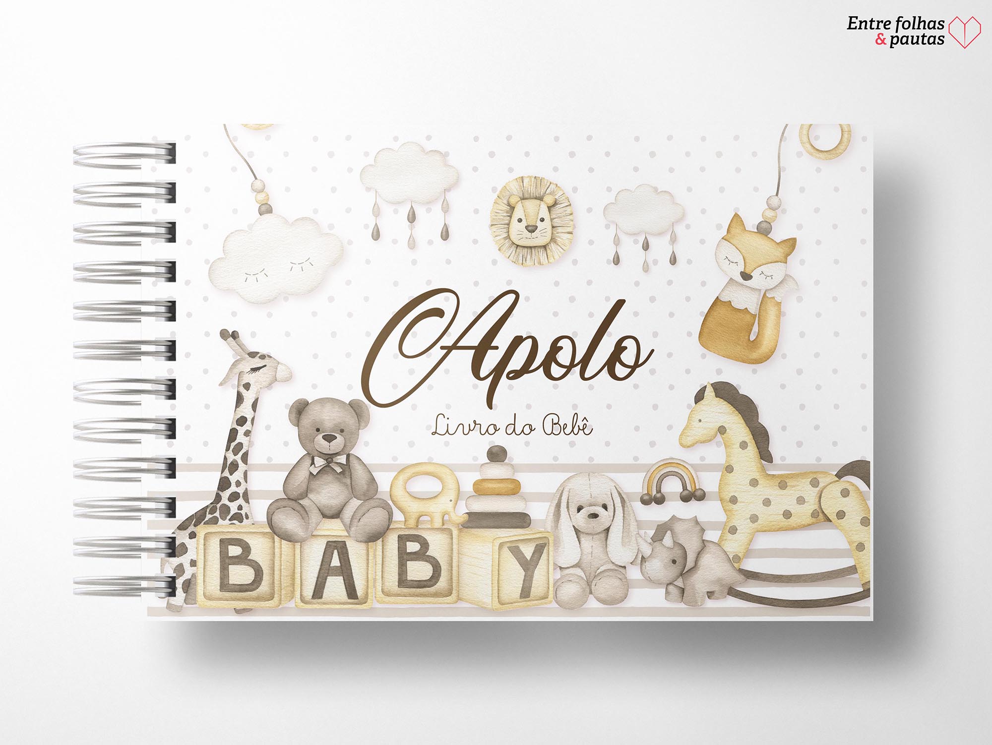 Livro do bebê menino personalizado - Imagem 29