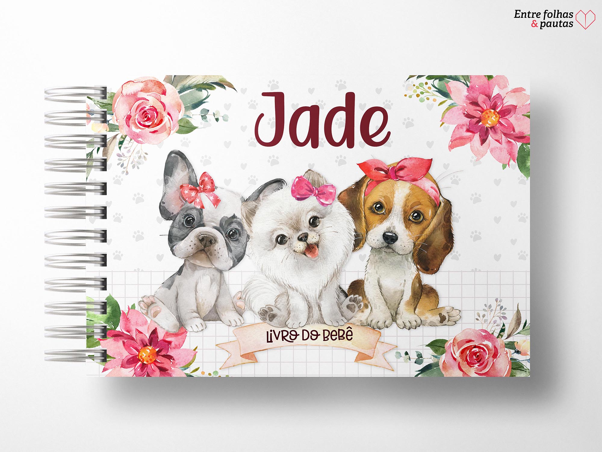 Livro do bebê menina personalizado - Imagem 27