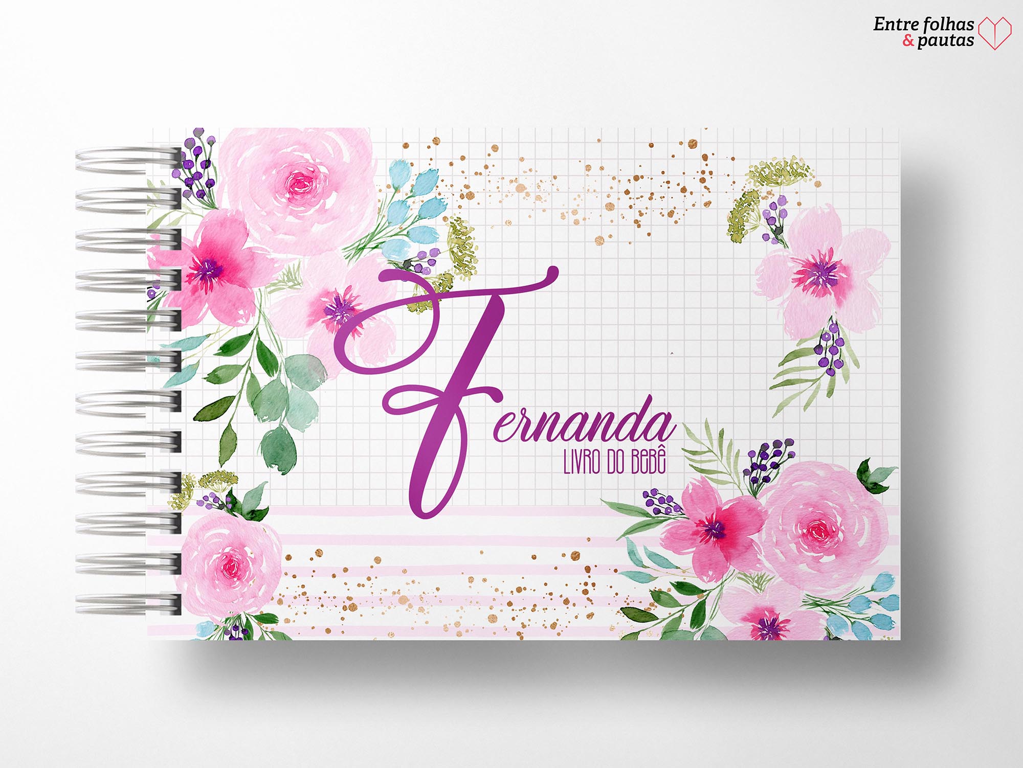 Livro do bebê menina personalizado - Imagem 31