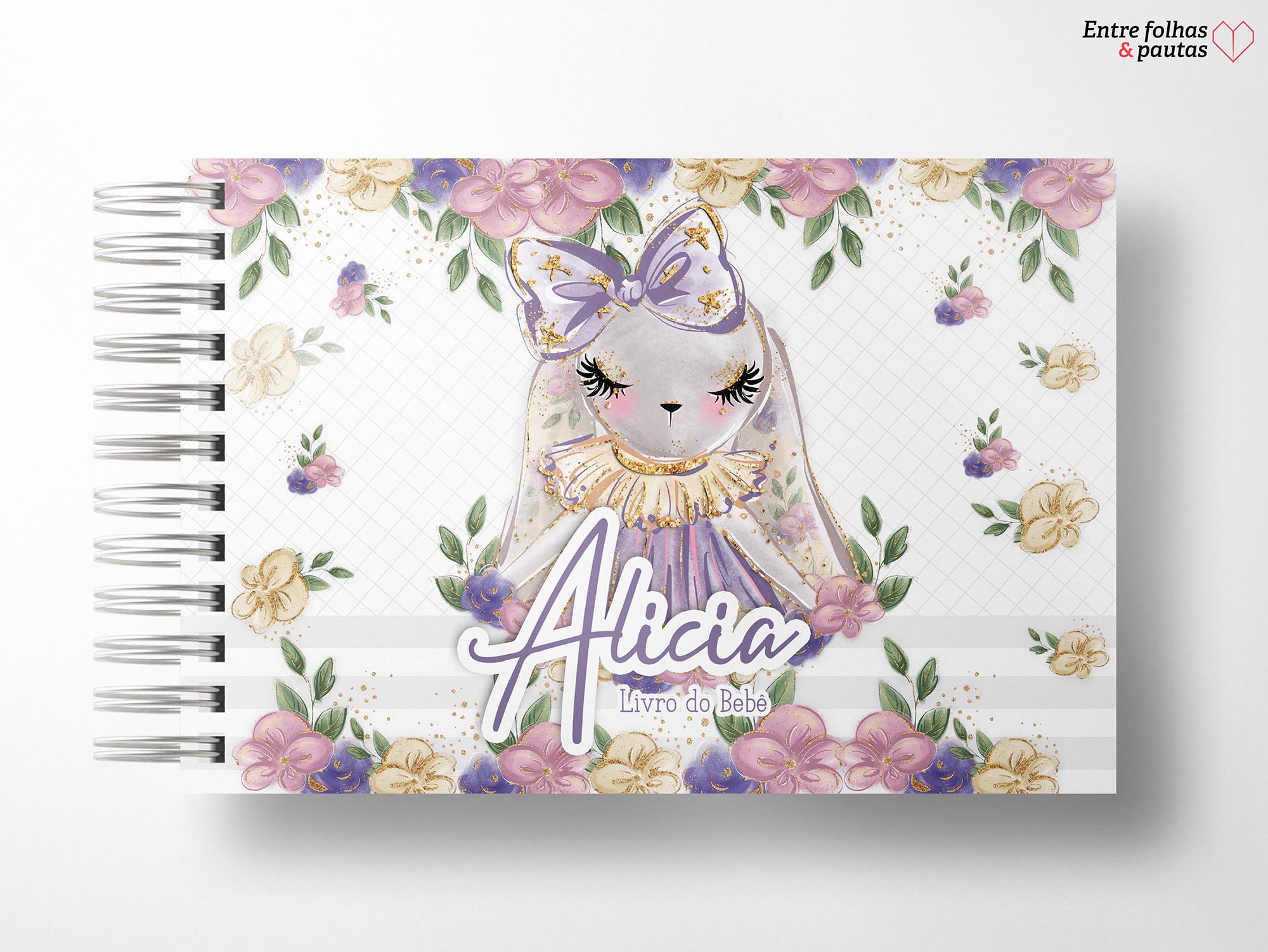 Livro do bebê menina personalizado - Imagem 28