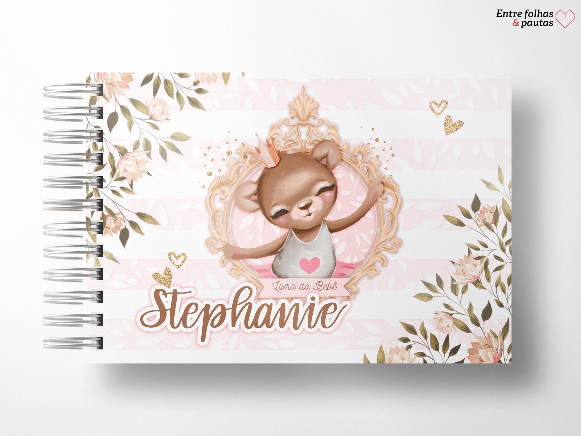 Livro do bebê menina personalizado - Imagem 45