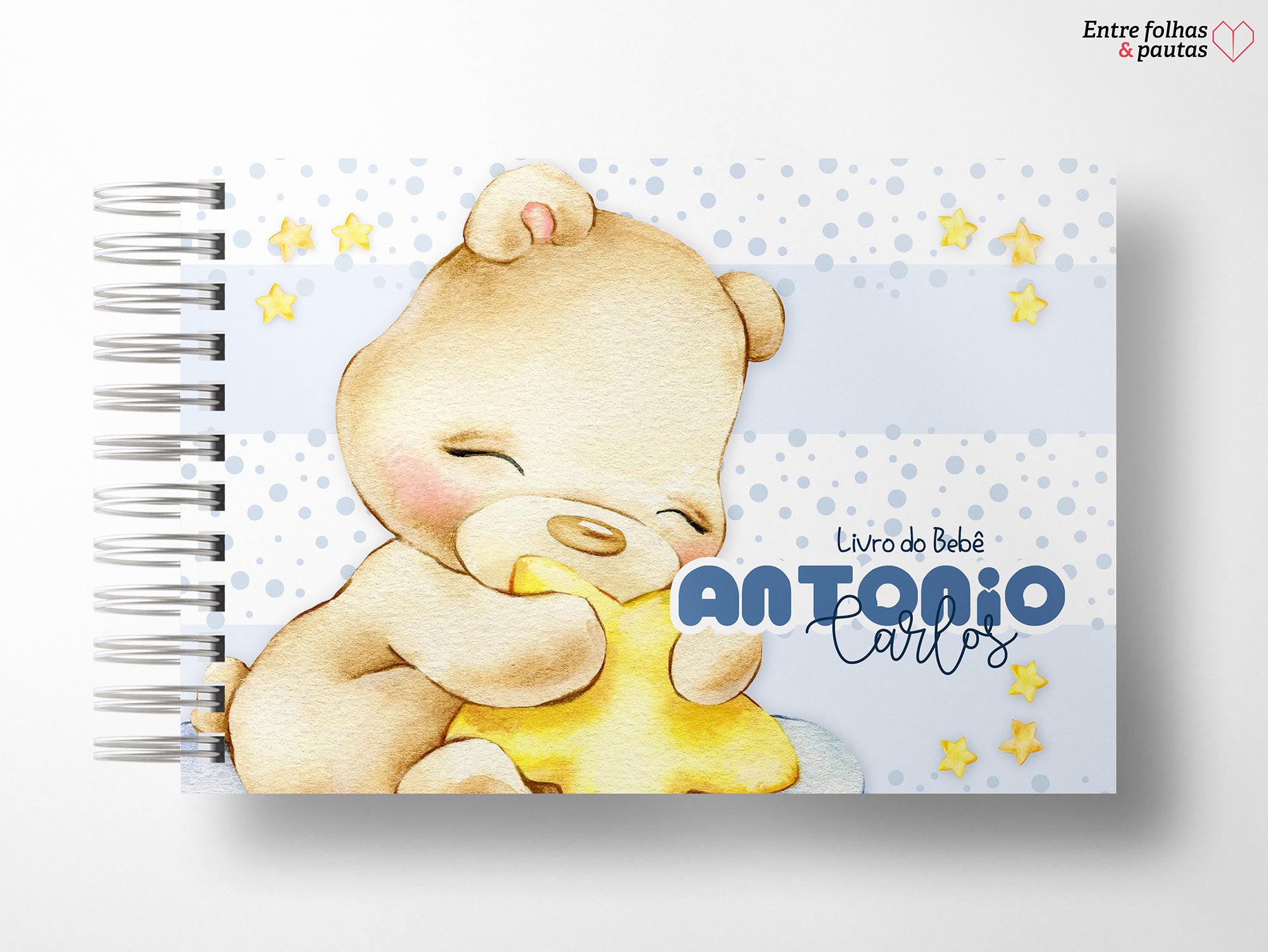 Livro do bebê menino personalizado - Imagem 49