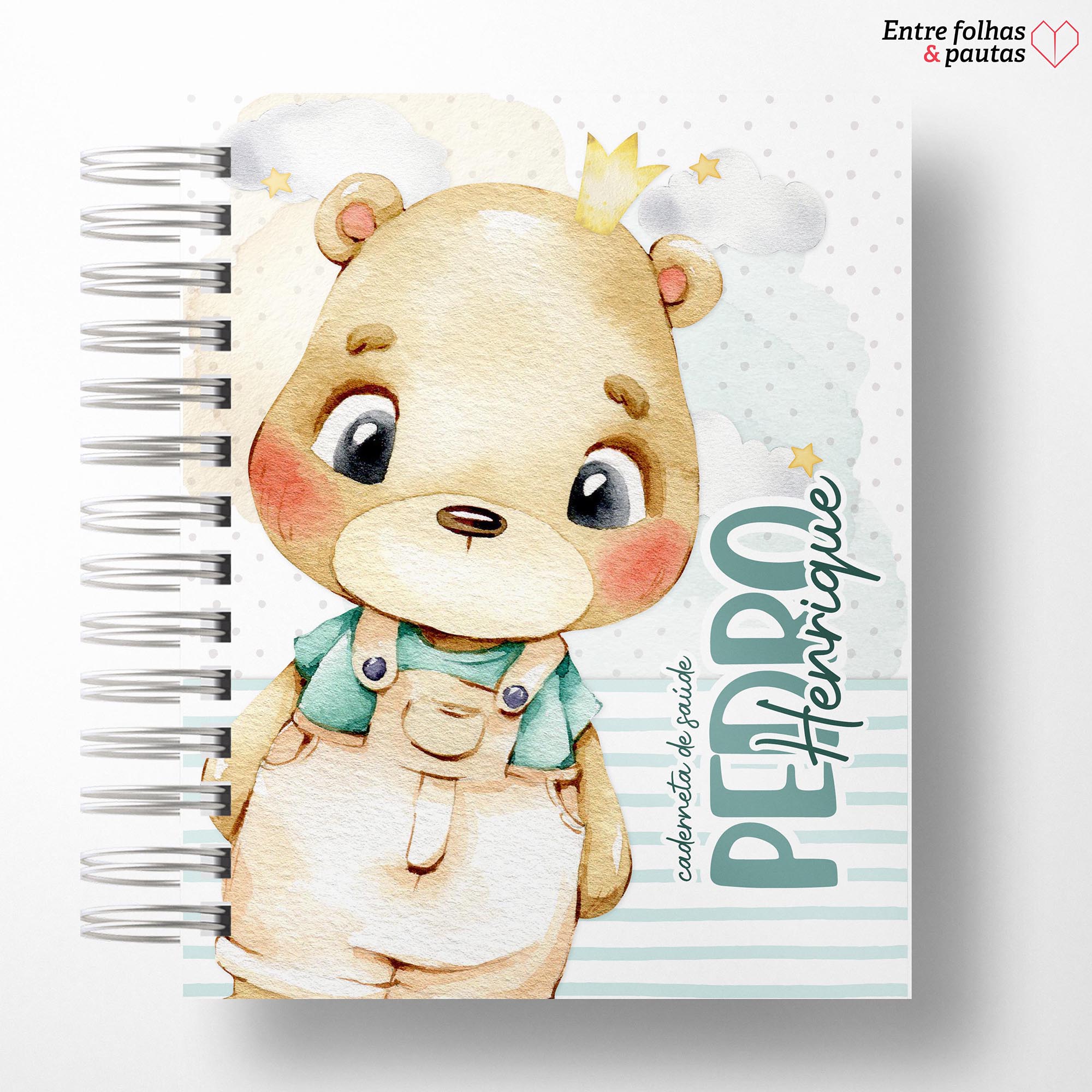 Caderneta de saúde do bebê - meu menino personalizado - Imagem 38