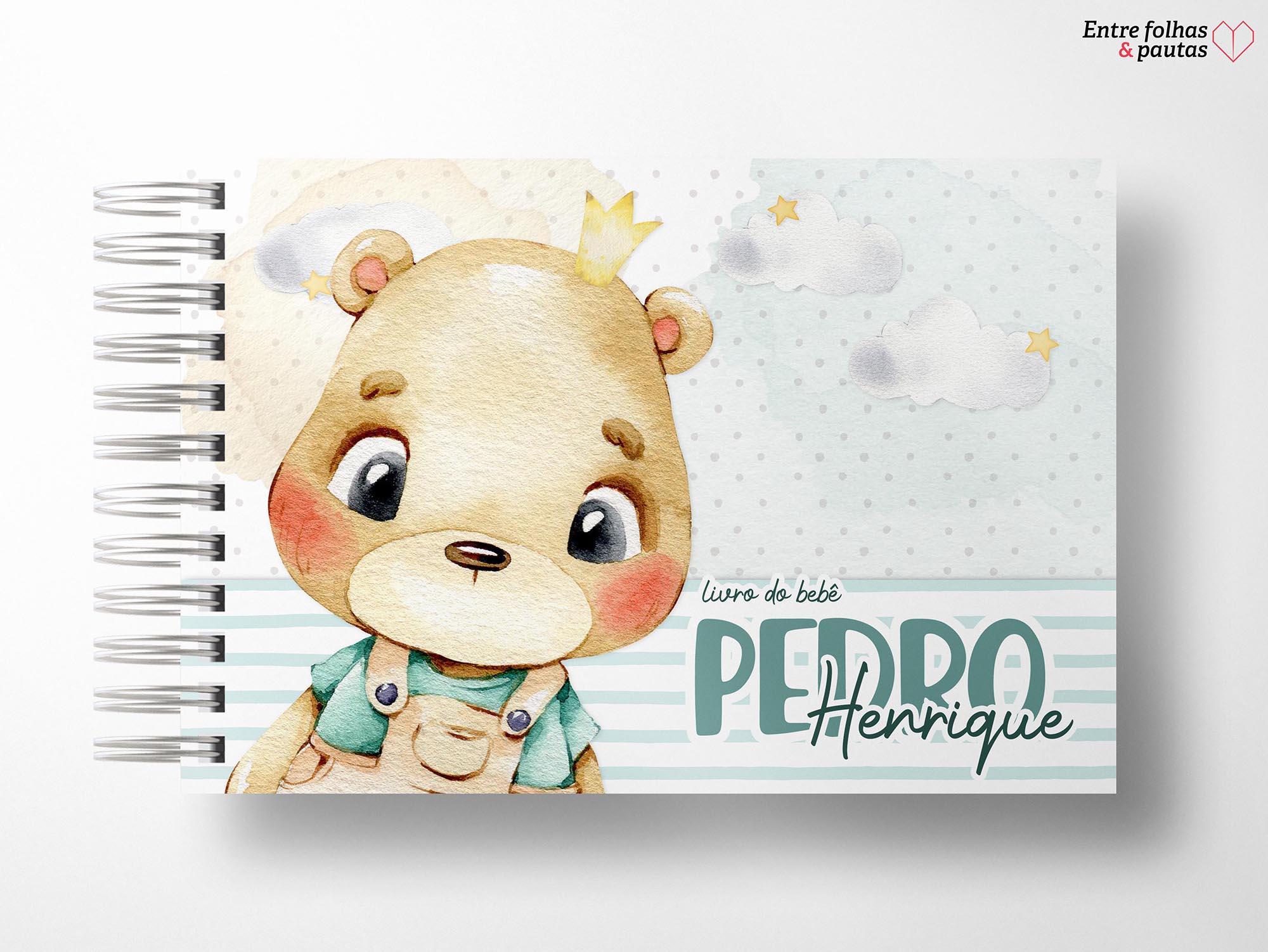 Livro do bebê menino personalizado - Imagem 51
